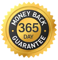 365-Day Money-Back Guarantee Badge